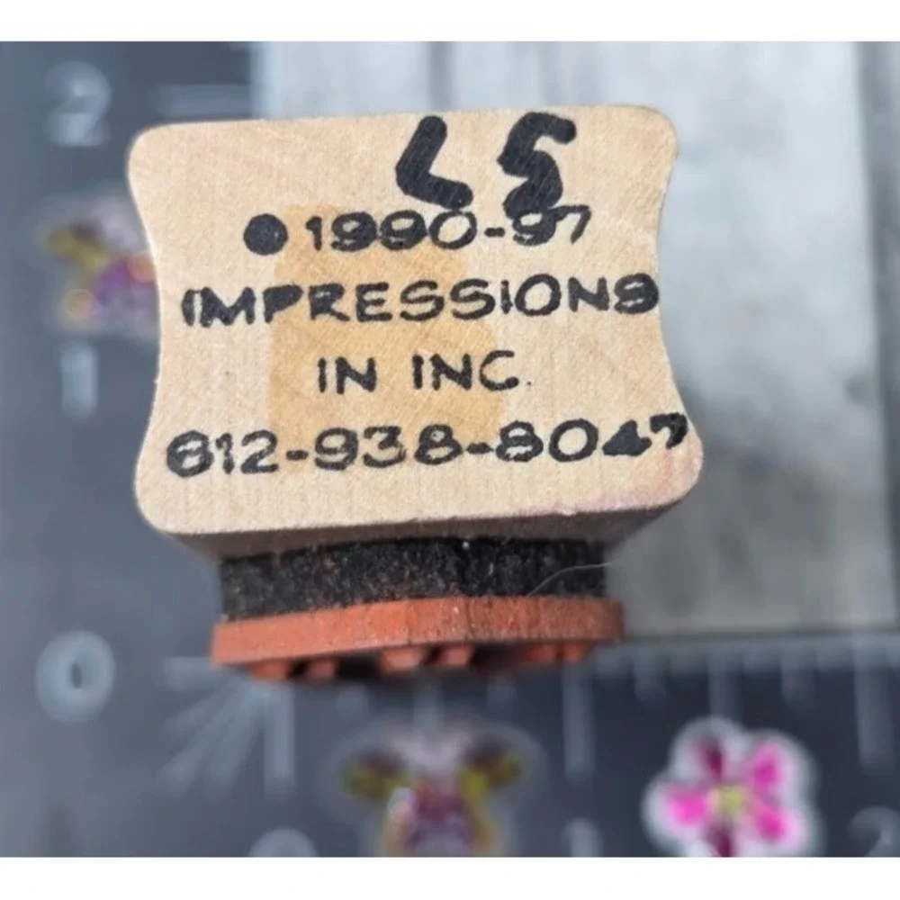 Impressions Friend Someone Knows About You Likes Anyway Rubber Stamp Wood #K21